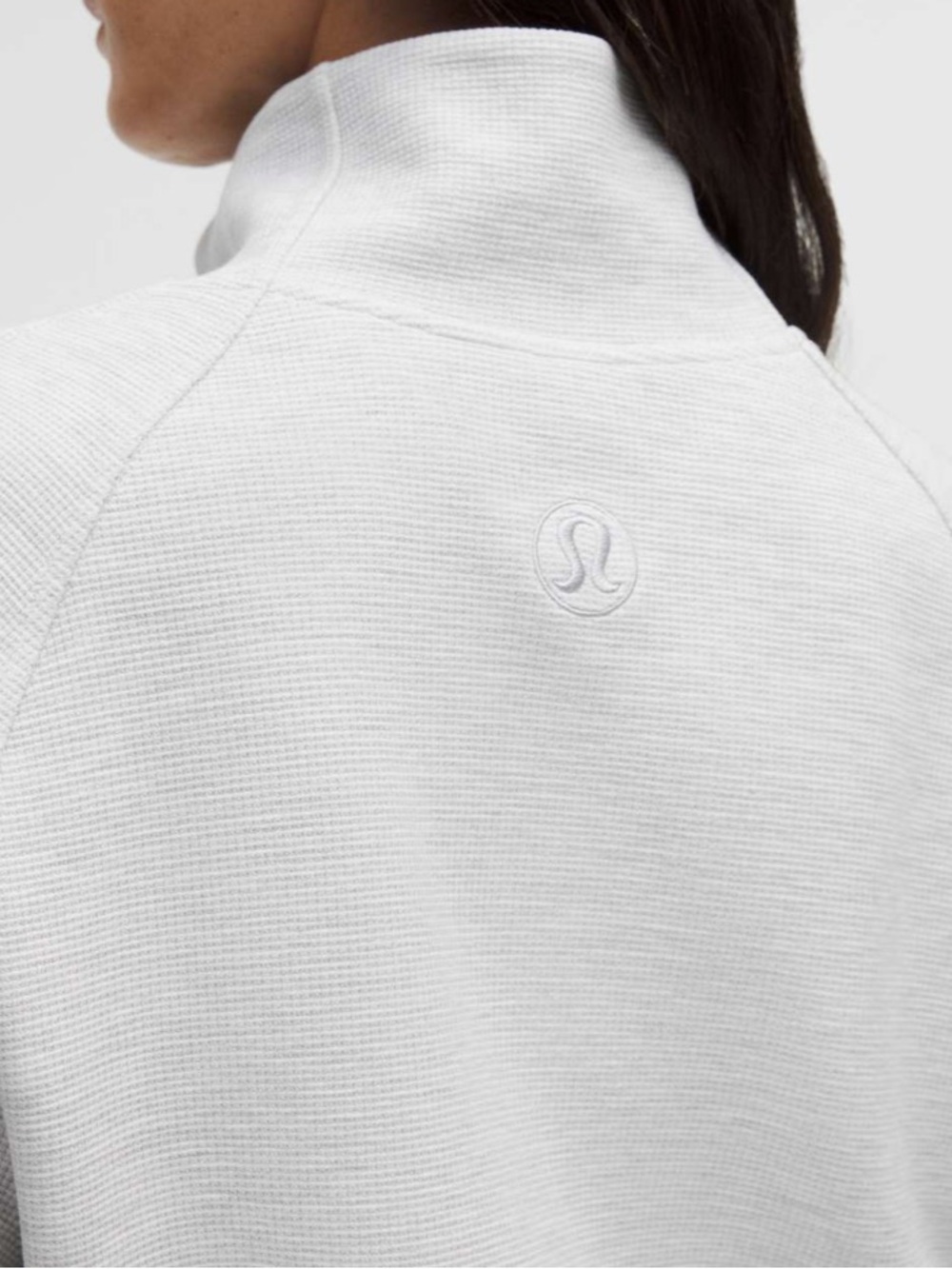 Lululemon Scuba Cropped Funnel-Neck Half Zip Waffle - Picture 7 of 14